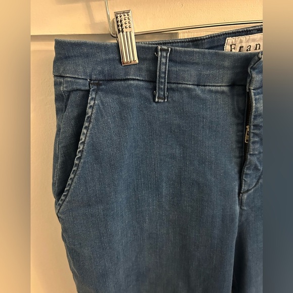 Frank & Eileen Wicklow Italian denim crop jeans size 12 - Picture 3 of 8